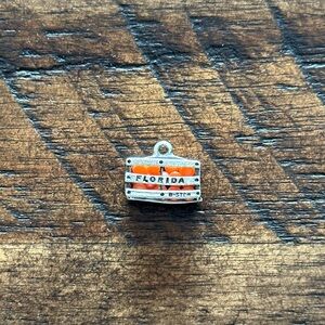The Cutest Sterling Silver Orange Crate Charm